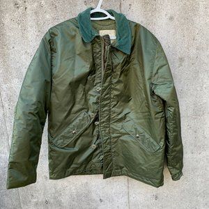 VTG Alpha Industries Military Green Extreme Cold Weather Jacket Mens Size Medium